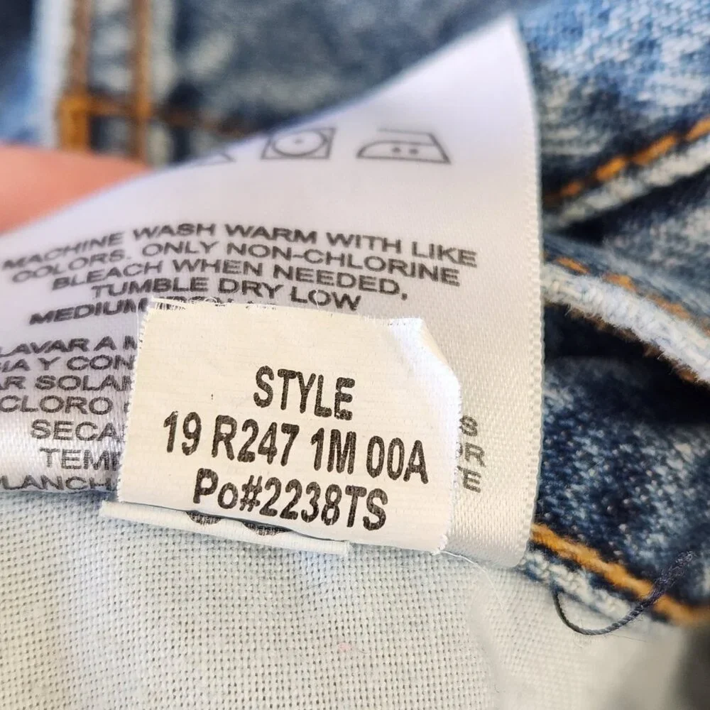C.E. Schmidt‎ Vintage Workwear Jeans 42 X 30 Blue 100% Cotton Small Stain